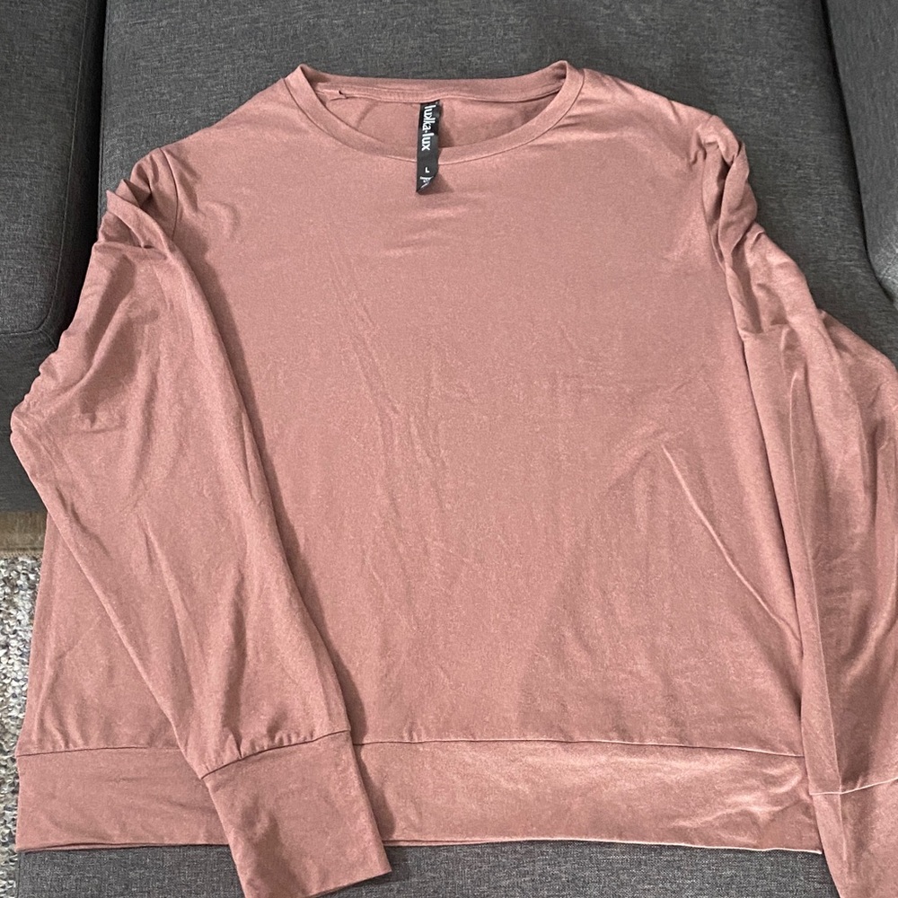 Lukka Women's Long Sleeve Tee - Dusty Pink